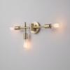 imageGlobe Electric 63000008 18quot 3Light Vanity Light Matte Black Bulb Not IncludedHollins Brass