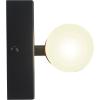 imageGlobe Electric Edinburgh 24quot LED Integrated Vanity Light Matte Black 19W 1200 Lumens 4000 Kelvin Cool White 90 CRI Frosted Acrylic Shades Dimmable Bulb Not IncludedMatte Black