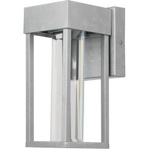 imageGlobe Electric 44880 Bowie 1Light LED Integrated Outdoor Wall Sconce Galvanized Steel Bulb Not Included