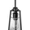 imageGlobe Electric 60330 Sonny 1 Pendant Lighting Dark Bronze Seeded Glass Shade Bulb Not IncludedDark Bronze  Seeded Glass