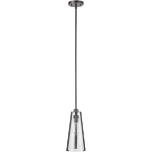 imageGlobe Electric 60330 Sonny 1 Pendant Lighting Dark Bronze Seeded Glass Shade Bulb Not IncludedDark Bronze  Seeded Glass