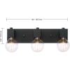 imageGlobe Electric 63000005 18quot 3Light Vanity Light Matte Black