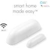 imageWiFi Smart Door and Window Sensor No Hub Required Voice Activated Battery Operated White50017