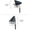 imageGlobe Electric Novogratz x 56030 18quot Adjustable Height Desk Lamp Matte Blue inLine OnOff Rocker Switch Midcentury Modern Home Office Accessories Desk Lamps for Home Office Home Dcor