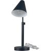 imageGlobe Electric Novogratz x 56030 18quot Adjustable Height Desk Lamp Matte Blue inLine OnOff Rocker Switch Midcentury Modern Home Office Accessories Desk Lamps for Home Office Home Dcor