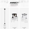 imageGlobe Electric 60391 Annecy Pendant 571quot Dark Bronze