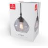 imageGlobe Electric 65690 Harrow 1Light Pendant Lighting Matte Black Smoked Glass Shade Bulb Not IncludedSmoked Glass