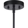 imageGlobe Electric 65690 Harrow 1Light Pendant Lighting Matte Black Smoked Glass Shade Bulb Not IncludedSmoked Glass