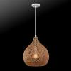 imageGlobe Electric 65703 Tika 1Light Pendant Lighting Natural Blonde Twine Shade Bulb Not IncludedTika