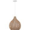 imageGlobe Electric 65703 Tika 1Light Pendant Lighting Natural Blonde Twine Shade Bulb Not IncludedTika