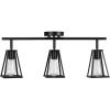 imageGlobe Electric 64000005 25quot 3Light Track Bar Wall Sconce Matte Black E26 Base Sockets Pivoting Track Heads Ceiling Light Fixture Bulb Not IncludedMatte Black