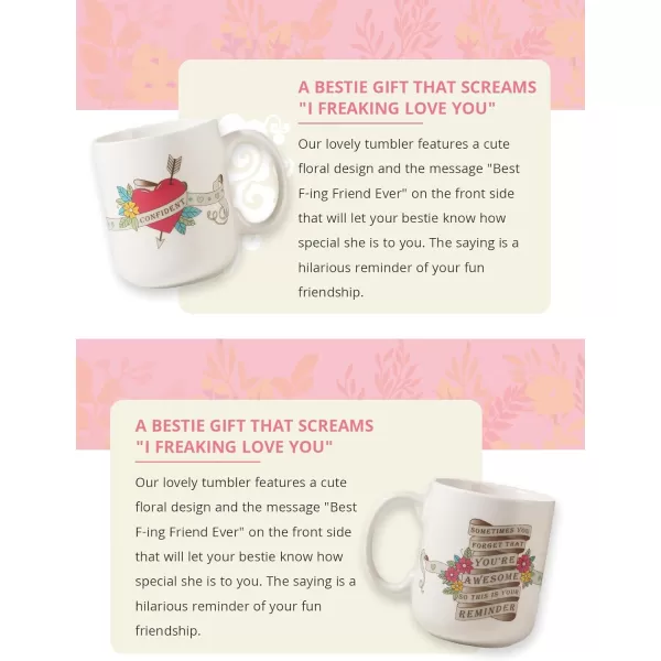 imageLIFVER 20 Ounces Coffee Mugs Set of 2 Large Ceramic Coffee Mugs with Handles for Coffee Tea Hot Cocoa Valentines Day Gifts for him her Inspirational Gifts for him her
