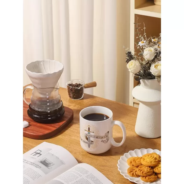 imageLIFVER 20 Ounces Coffee Mugs Set of 2 Large Ceramic Coffee Mugs with Handles for Coffee Tea Hot Cocoa Valentines Day Gifts for him her Inspirational Gifts for him her