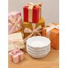 imageLIFVER Ceramic Pie Pans for Baking 6 Inches 116 OZ Set of 4 Deep Pie Dish Round Mini Pie Plates Tart Pans Small Quiche Baking Fluted Dish Pan for Dinner Oven Freezer Microwave Safe