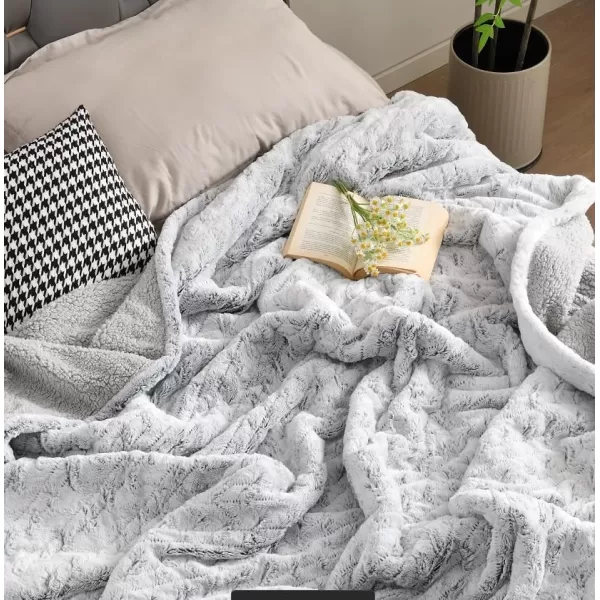 Bearhug Electric Blanket King Size 100quot x 90quot Dual Controller Heated Blanket Warm Faux Fur ampamp Soft Sherpa 10Heat Levels ampamp 112H Auto Off OverHeat Protect ETL Machine WashableDreamy Milky Way