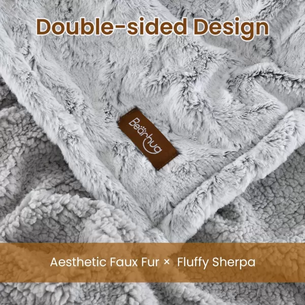 Bearhug Electric Blanket King Size 100quot x 90quot Dual Controller Heated Blanket Warm Faux Fur ampamp Soft Sherpa 10Heat Levels ampamp 112H Auto Off OverHeat Protect ETL Machine WashableDreamy Milky Way