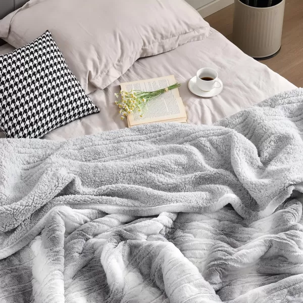 Bearhug Electric Blanket King Size 100quot x 90quot Dual Controller Heated Blanket Warm Faux Fur ampamp Soft Sherpa 10Heat Levels ampamp 112H Auto Off OverHeat Protect ETL Machine WashableMisty Peaks