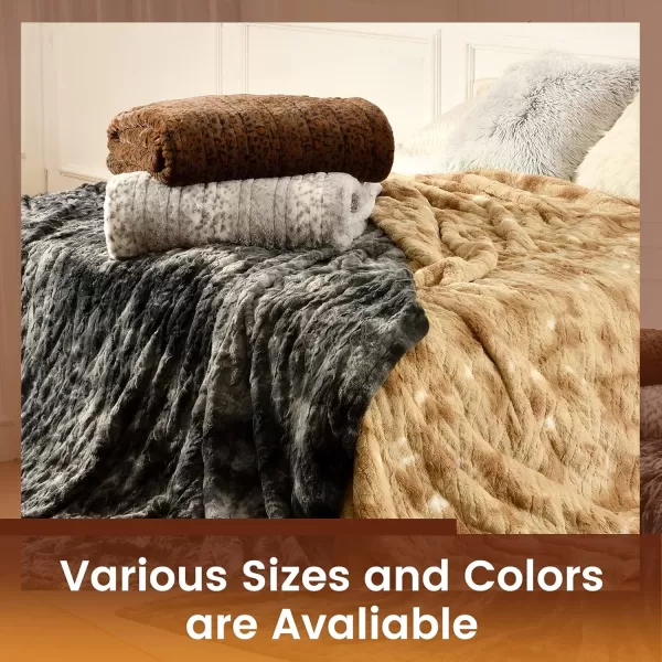Bearhug Electric Heated Blanket Heating Blanket Throw Szie 50quot x 60quot Warm Blanket Heated Blanket Gift Reversible Faux Fur ampamp Sherpa 6 Heating Levels ampamp 4H Auto Off OverHeat Protect ETL CertificationMarble Black
