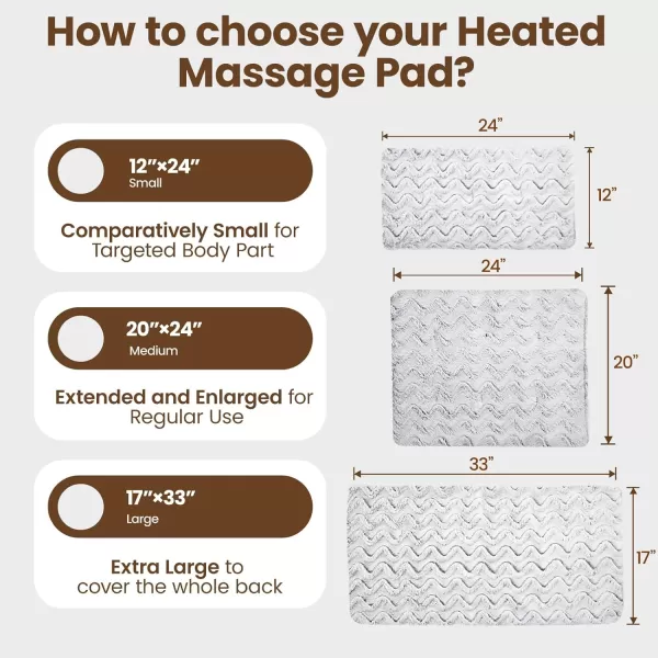 Bearhug Heating Pad with Massager 1733 Vibrating Heating Pad for Back Leg Shoulder Pain 4 Massage Modes and Heat Levels 2H Auto ShutOff Targeted Relief for Soft Faux FurDreamy Milky Way