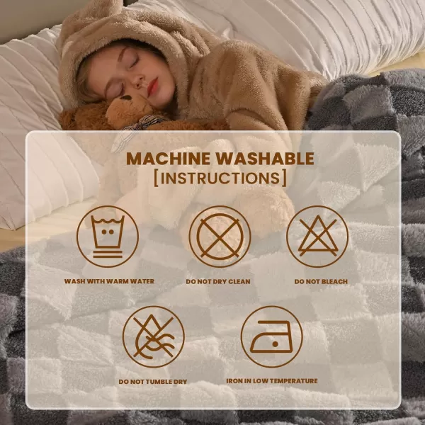Bearhug Wearable Blanket Hoodie for Adult Soft Cozy Fleece Bear Costume Animal Onesies Pajamas Halloween Christmas Cosplay Costume for Parent M2Brown