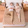 imageBearhug King Heated Mattress Pad Dual Control Bed Warmer with 10 Heat Level Auto Shut Off Timer Zipper Electric Mattress Pad with Deep Pocket Up to 18quot ETL Certified Machine Wash 78quot x 80quot BrownWith Light Brown Cover