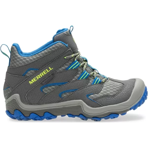 imageMerrell UnisexChild Chameleon 7 Access Mid WTRPF Hiking BootGreyBlue