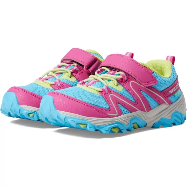 imageMerrell Kids Trail Quest Hiking SneakerBerryLimeTurquoise