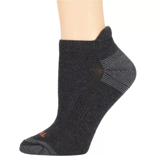 imageMerrell Mens and Womens Recycled Everyday Half Cushion Socks  3 Pairs  Breathable Hiking SocksLow Cut Tab  Black