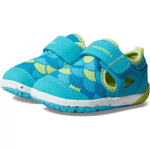imageMerrell UnisexChild Bare Steps H20TurquoiseLime