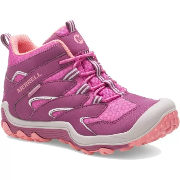 imageMerrell UnisexChild Chameleon 7 Access Mid WTRPF Hiking BootBerry