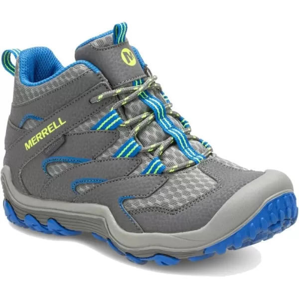 imageMerrell UnisexChild Chameleon 7 Access Mid WTRPF Hiking BootGreyBlue