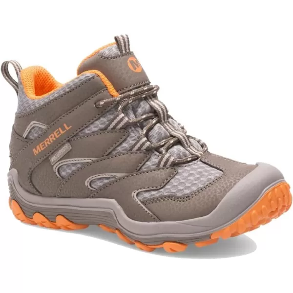 imageMerrell UnisexChild Chameleon 7 Access Mid WTRPF Hiking BootGunsmokeOrange