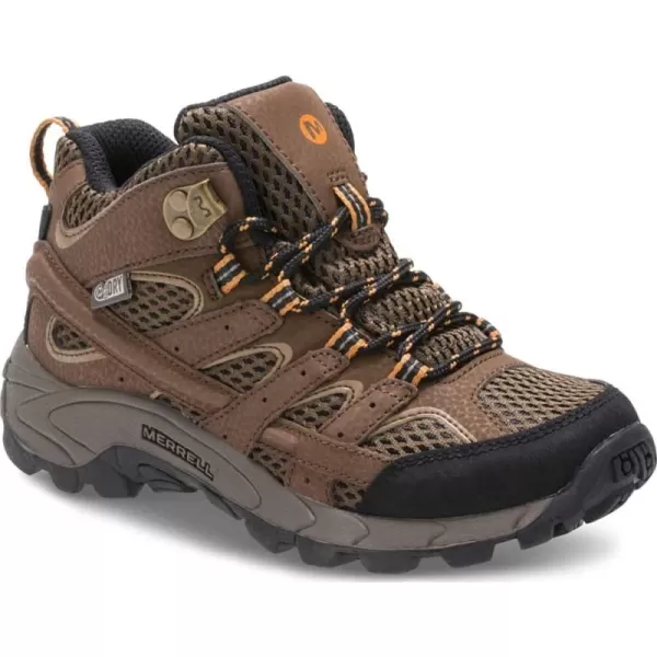 imageMerrell UnisexChild Moab 2 Mid WTRPF Hiking BootEarth