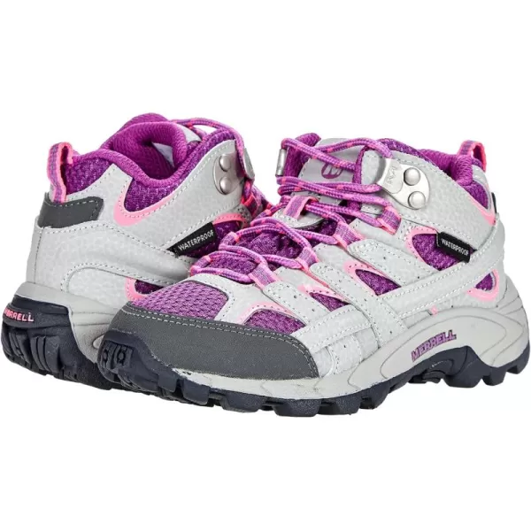 imageMerrell UnisexChild Moab 2 Mid WTRPF Hiking BootPalomaBerry