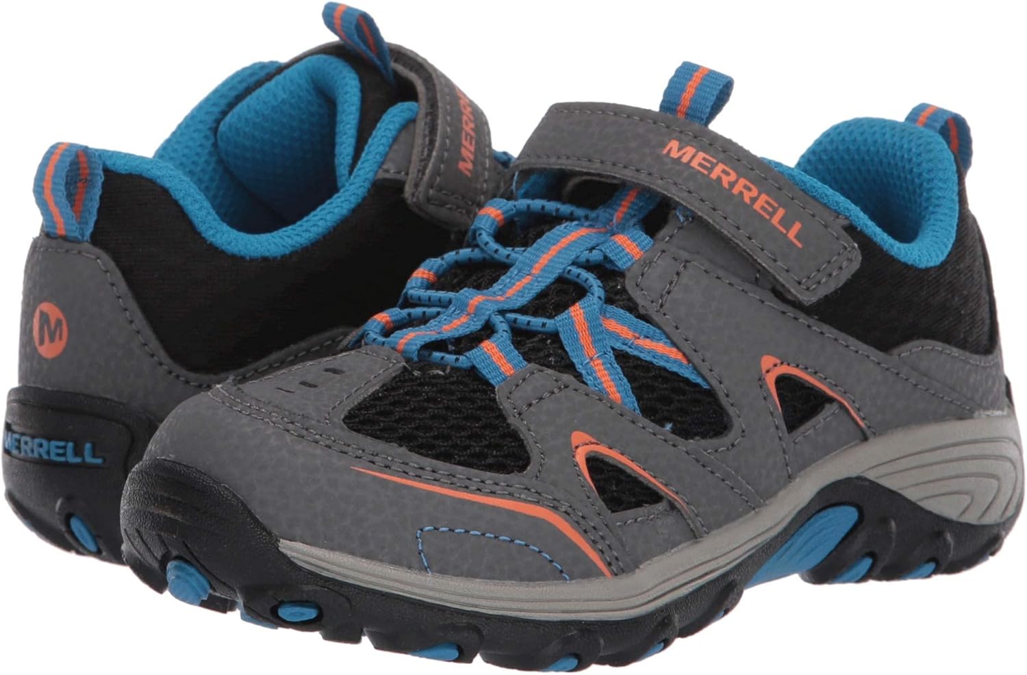 imageMerrell Kids Trail Chaser Hiking SneakerGreyBlack