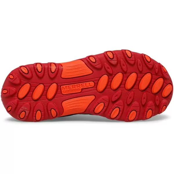 imageMerrell Kids Trail Chaser Hiking SneakerBlackGreyRed