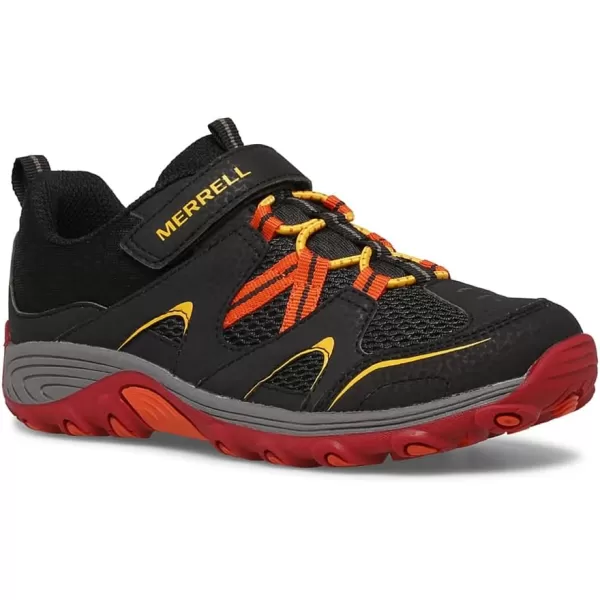 imageMerrell Kids Trail Chaser Hiking SneakerBlackGreyRed