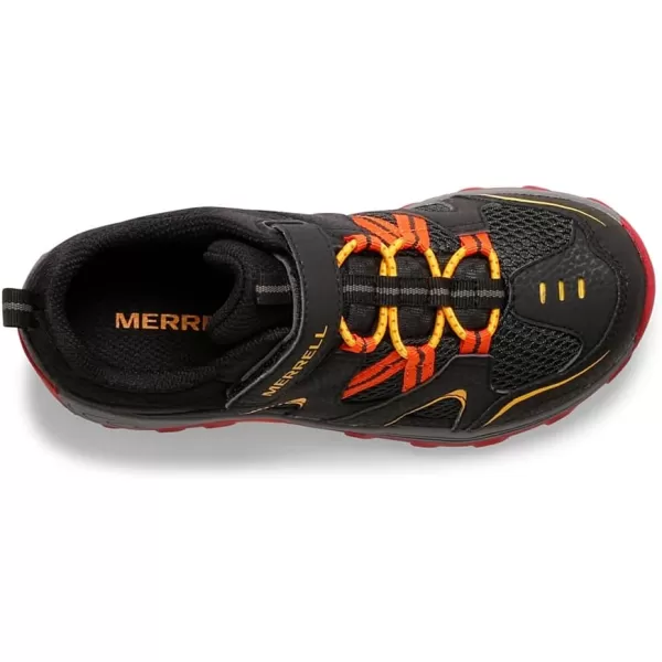 imageMerrell Kids Trail Chaser Hiking SneakerBlackGreyRed