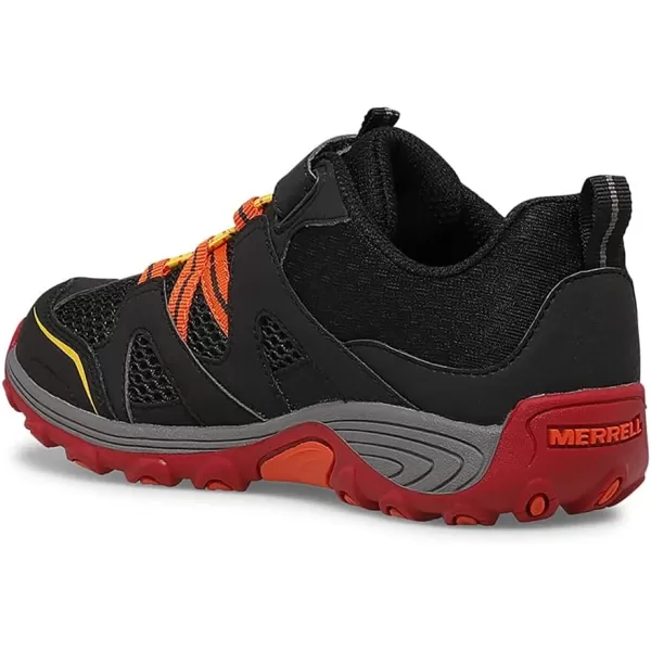 imageMerrell Kids Trail Chaser Hiking SneakerBlackGreyRed