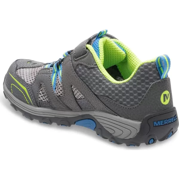 imageMerrell Kids Trail Chaser Hiking SneakerGreyBlueCitron