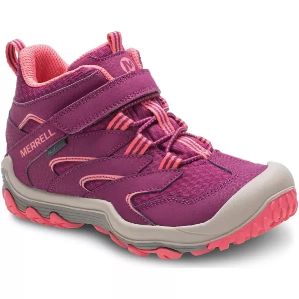 imageMerrell UnisexChild Chameleon 7 Access Mid aC WTR Hiking BootBerryCoral