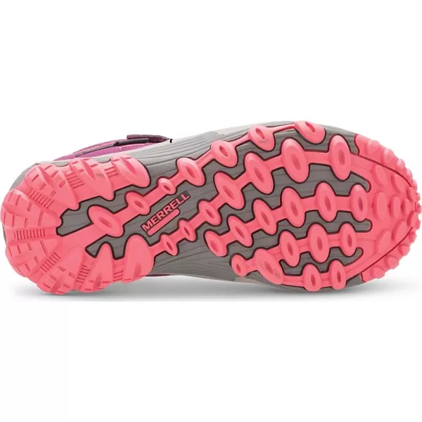 imageMerrell UnisexChild Chameleon 7 Access Mid aC WTR Hiking BootBerryCoral