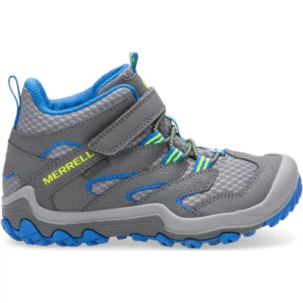 imageMerrell UnisexChild Chameleon 7 Access Mid aC WTR Hiking BootGreyBlue