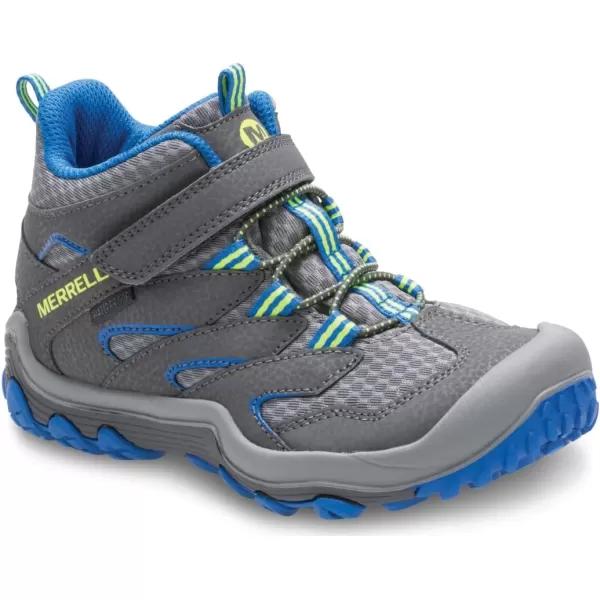 imageMerrell UnisexChild Chameleon 7 Access Mid aC WTR Hiking BootGreyBlue