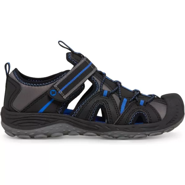 imageMerrell UnisexChild Hydro 2 SandalBlackGreyRoyal