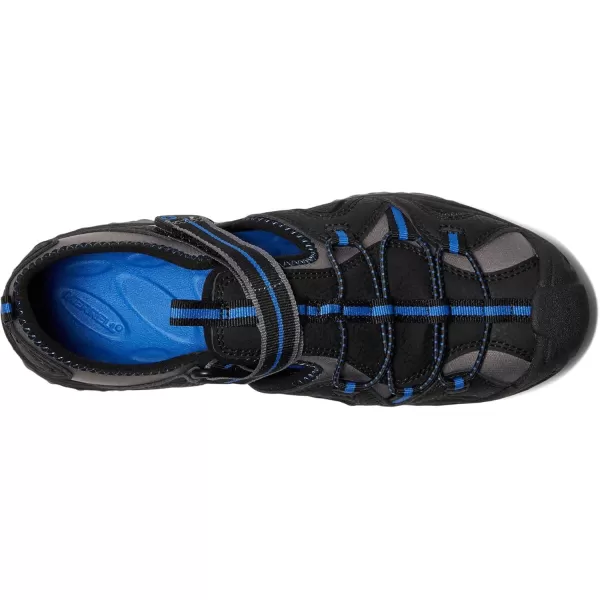 imageMerrell UnisexChild Hydro 2 SandalBlackGreyRoyal