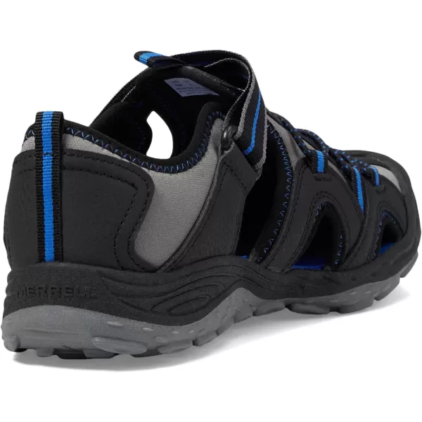 imageMerrell UnisexChild Hydro 2 SandalBlackGreyRoyal