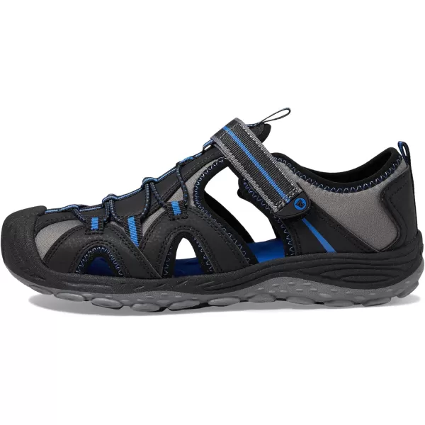 imageMerrell UnisexChild Hydro 2 SandalBlackGreyRoyal