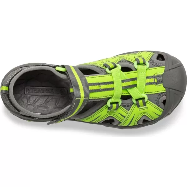 imageMerrell UnisexChild Hydro Junior Sport SandalGreyGreen