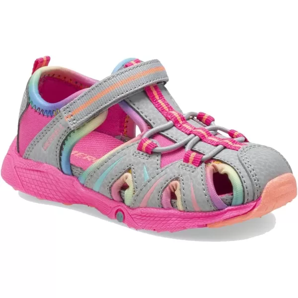 imageMerrell UnisexChild Hydro Junior Sport SandalGreyMulti